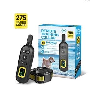 275‎ Yards Rechargeable Remote Dog Trainer (2).  Both New in Box/Never Used.